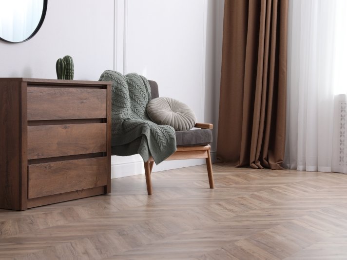 Modern wood look flooring in Indianapolis, IN