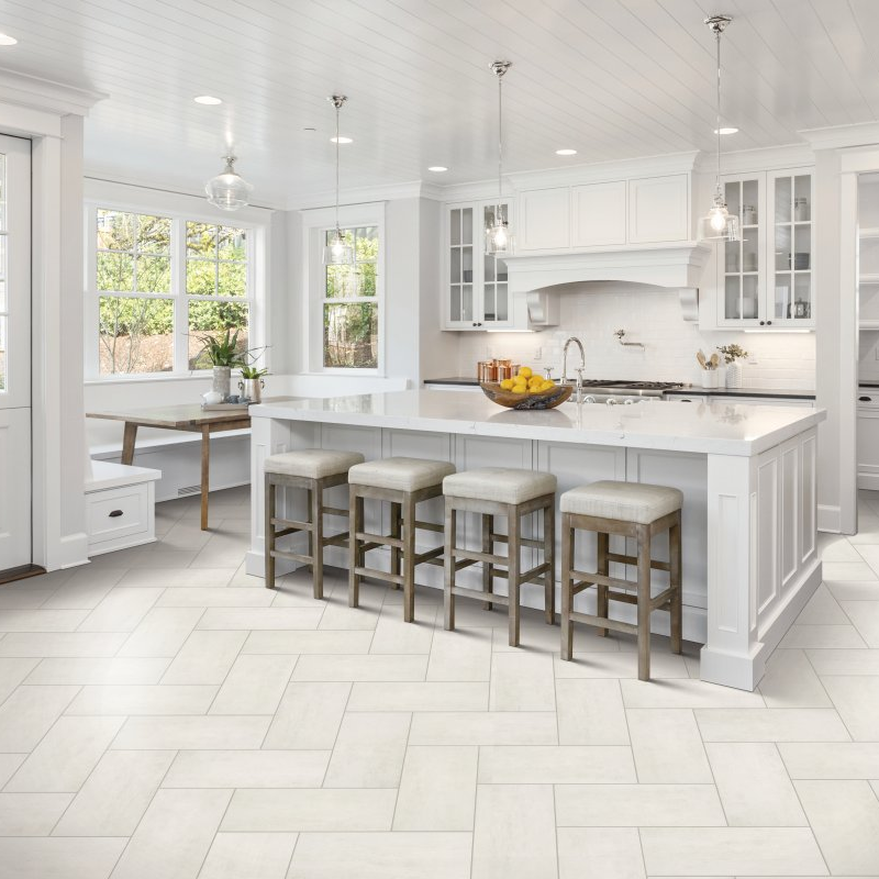 The Carpet Man providing tile flooring solutions  in Indianapolis, IN - Sinova - White Canvas